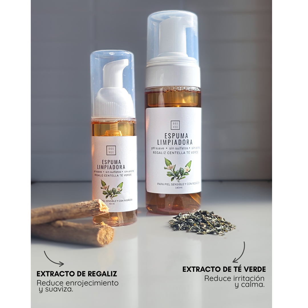 Espuma Limpiadora Facial Rosácea