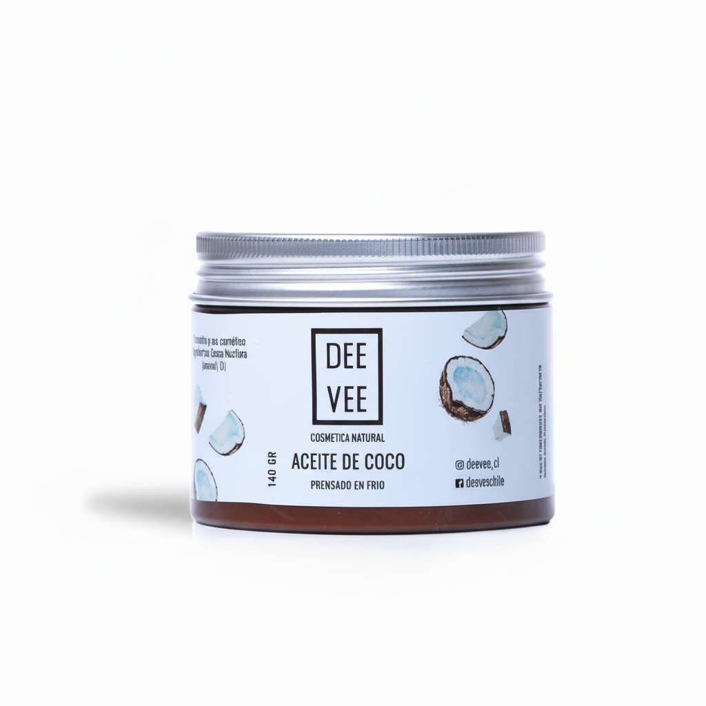 Aceite de Coco Puro - Prensado en Frío - 140g