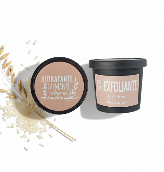 Exfoliante Facial Arroz + Avena (Suavidad e Iluminación) - 60g
