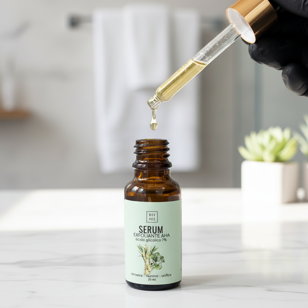 Serum Exfoliante AHA (Glicólico 7%) - 20ml.