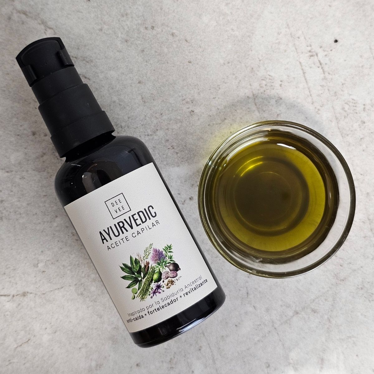 Aceite Capilar Ayurvédico - Fusión de 20 Aceites -45ml