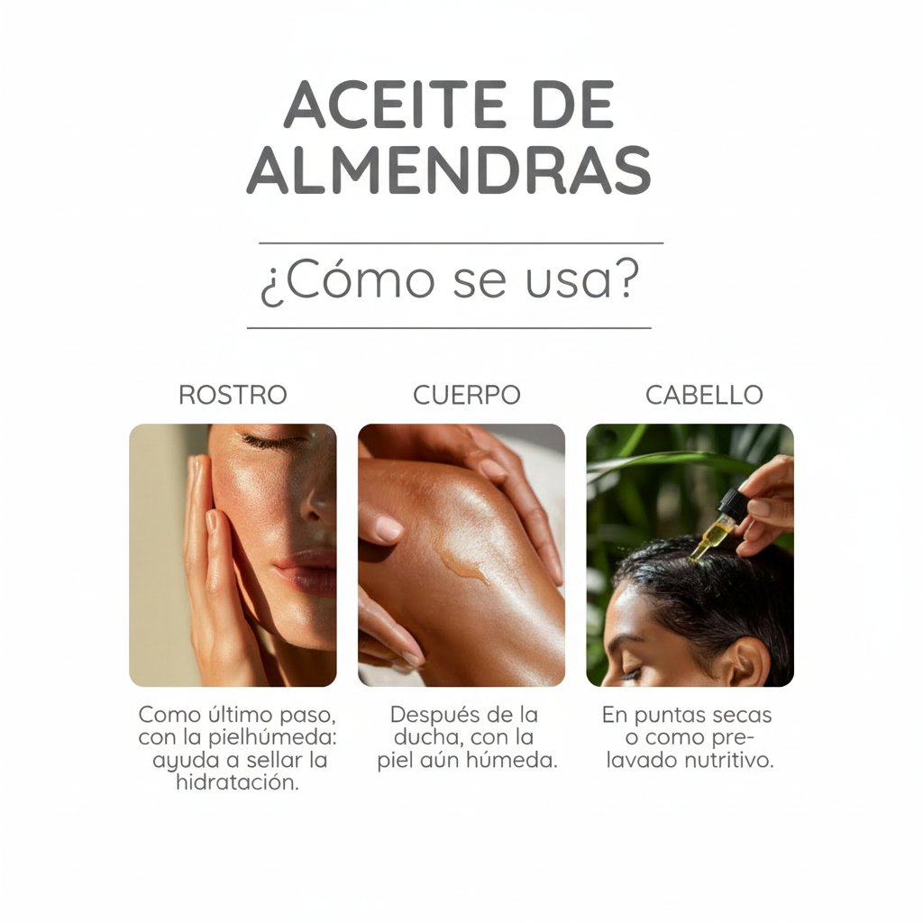 Aceite de Almendras Dulces - Prensado en Frío